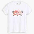 Levi's Perfect Tee with Floral Batwing Motif in Bright White 173692764