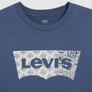 LEVI'S® Batwing Indigo Graphic Retro Crewneck Tee