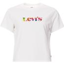 levis womens graphic tie dye logo print varsity tshirt white