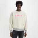Levi's Retro Headline Logo Sweatshirt in Grey 387120169