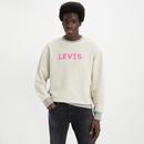 Levi's®  Retro Relaxed Graphic Crew Sweater Grey