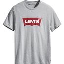 Levi's Men's Retro Housemark Batwing Logo T-shirt in Grey Marl
