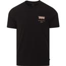 levis mens housemark logo graphic tshirt black caviar