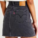 LEVI'S HR Decon Iconic Button Fly Skirt (Black)