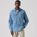 Auburn Levi's® Indigo Stripe Chambray Worker Shirt