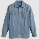 Levi's Auburn Indigo Stripe Chambray Worker Shirt A72240010