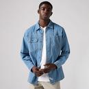 Auburn Levi's® Indigo Stripe Chambray Worker Shirt