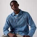 Auburn Levi's® Indigo Stripe Chambray Worker Shirt