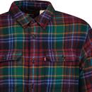 LEVI'S® Jackson Plaid Check Retro Worker Shirt (E)