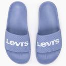 Levi's June Retro Slides in Light Blue D65500005