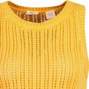 Levi's® Baby Blue Retro Sweater Vest Amber Yellow