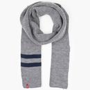 Levi's Limit Stripe Knitted Scarf in Light Grey D60520010
