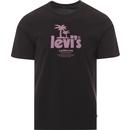 levis mens poster summer logo relaxed fit tshirt caviar black