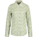 Levi's® Maeve Retro 70s Floral Blouse in Elodie Floral Moss