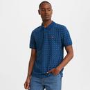 Levi's Men's Mod HM Polo Shirt in Minishapes Estate Blue