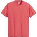 levis mens original plain coloured crew neck tshirt paradise pink