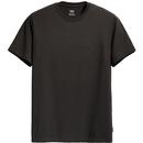 levis mens housemark logo graphic plain tshirt jet black