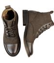Raker Levi's® Canvas & Leather Mid Worker Boots