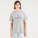 Levi's Men's Relaxed Fit Retro Logo T-shirt in Grey Marl