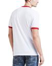 LEVI'S Retro Housemark 501 Ringer T-Shirt WHITE