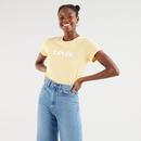 Levi's Women's Retro Classic Perfect T-Shirt with Outline Logo in Golden Haze