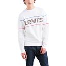 LEVI'S Retro 70s Mod Reflective Sweatshirt - White