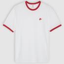 Levi's Embroidered Retro Ringer Tee in White and Red 003R50000 Main Photo