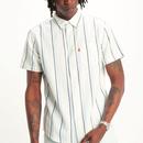 LEVI'S Retro Stripe Linen Blend 1 Pocket Shirt (C)