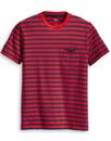 LEVI'S Retro Mod Stripe Sunset Pocket T-shirt R/N
