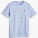 levis mens original housemark seaside stripe crew neck tshirt light blue