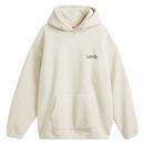 Levi's Retro 70s Sherpa Fleece Cosy Up Hoodie in Off White