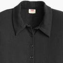 Levi's® Sherry Button Through Ribbed Polo Shirt  A