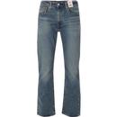 levis mens 527 slim fit boot cut jeans squash automobile blue