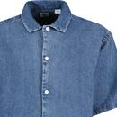 Levi's® Retro 70s Denim Cuban Collar Slouchy Shirt