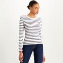 Baby Tee LEVI'S WOMENS Retro Long Sleeve T-Shirt