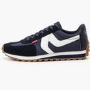Levi's Stryder Red Tab Retro Trainers in Navy Blue D77180002