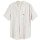 LEVI'S Retro Stripe Linen Blend 1 Pocket Shirt (P)