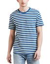 LEVI'S Retro Mod Blue Stripe Sunset Pocket T-shirt