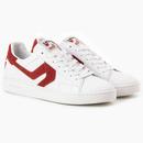 Levi's Swift Trainers in White and Red D79090003