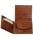 Levi's® Retro Leather Trifold Wallet w/Coin Pocket