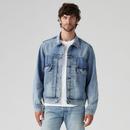 Levi's Type 2 Trucker Jacket in Blue Sky Selvedge A76320014