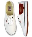 Levi's® Retro 1970s White Canvas Red Tab Sneakers