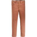 levis womens soft canvas cropped utility trousers toasted coconut front