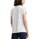 LEVI'S Perfect Contrast Batwing Logo Tee WHITE