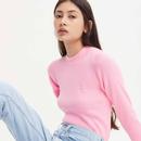 Levi's Women's Retro Ribbed Crew Neck Jumper in Begonia Pink