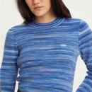 Levi's® Retro Rib Crew Neck Sweater Tonal Blue