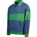 LEVI'S® Retro 1/4 Zip Colour Block Polo Sweatshirt