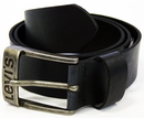 LEVI'S® Mens Retro Smart Leather Belt (Black)