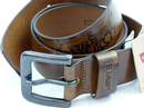 Stinson LEVI'S® Retro Mod Horse Logo Leather Belt