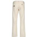 Dallas LOIS Retro 60s Mod Jumbo Cord Trousers Ecru
